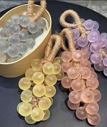 Racimos de jabón en colores